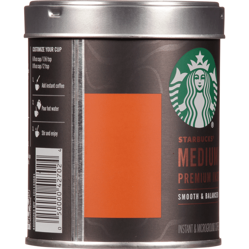 Starbucks Premium Medium Roast Instant Coffee (3.17 oz) Instacart