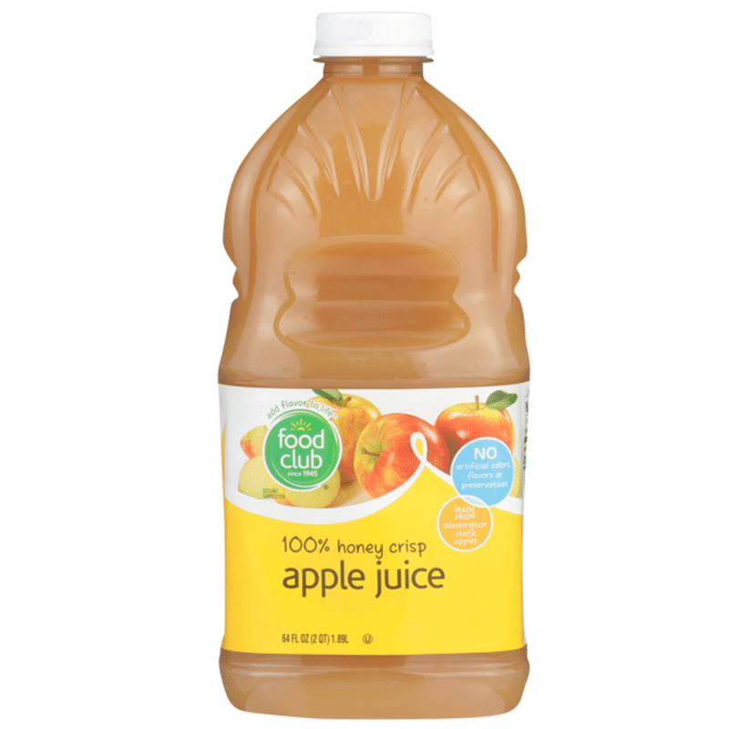 Food Club 100 Honey Crisp Apple Juice (64 fl oz) Instacart