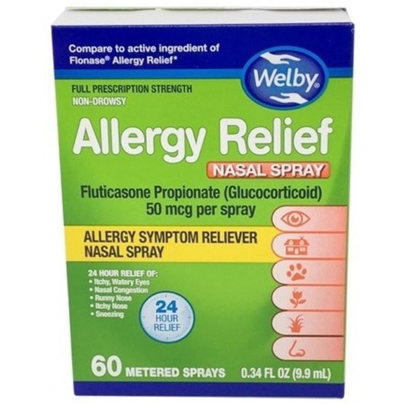 Welby Non-drowsy Fluticasone Propionate (glucocorticoid) Allergy Relief ...