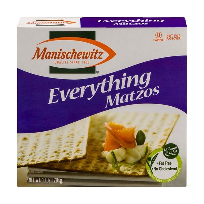 Manischewitz Matzos, Everything (10 oz) from Lunardi’s Markets Instacart