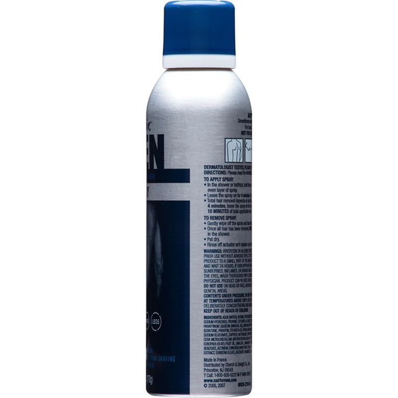 Nair Men Spray Hair Remover (6 oz) Instacart