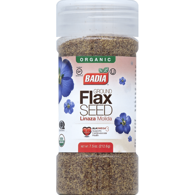 Badia Flax Seed, Organic, Ground (7.5 oz) Instacart