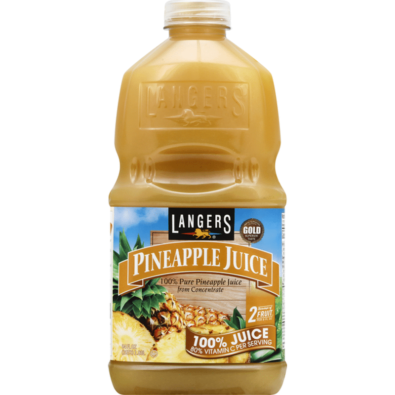 Langers Pineapple Juice 64 Fl Oz Instacart