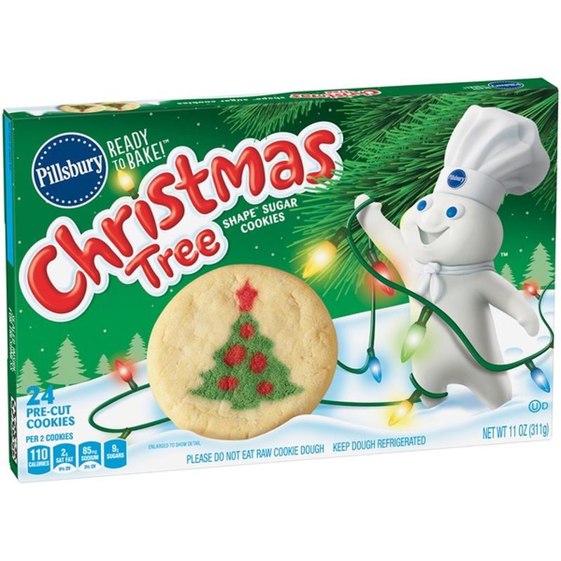 Pillsbury Ready to Bake! Christmas Tree Shape Sugar Cookies (11 oz) from Food Lion - Instacart