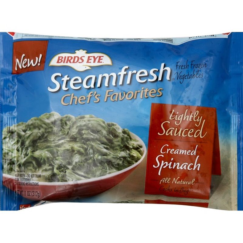 Birds Eye Creamed Spinach, Lightly Sauced (11 oz) from Lowes Foods Instacart