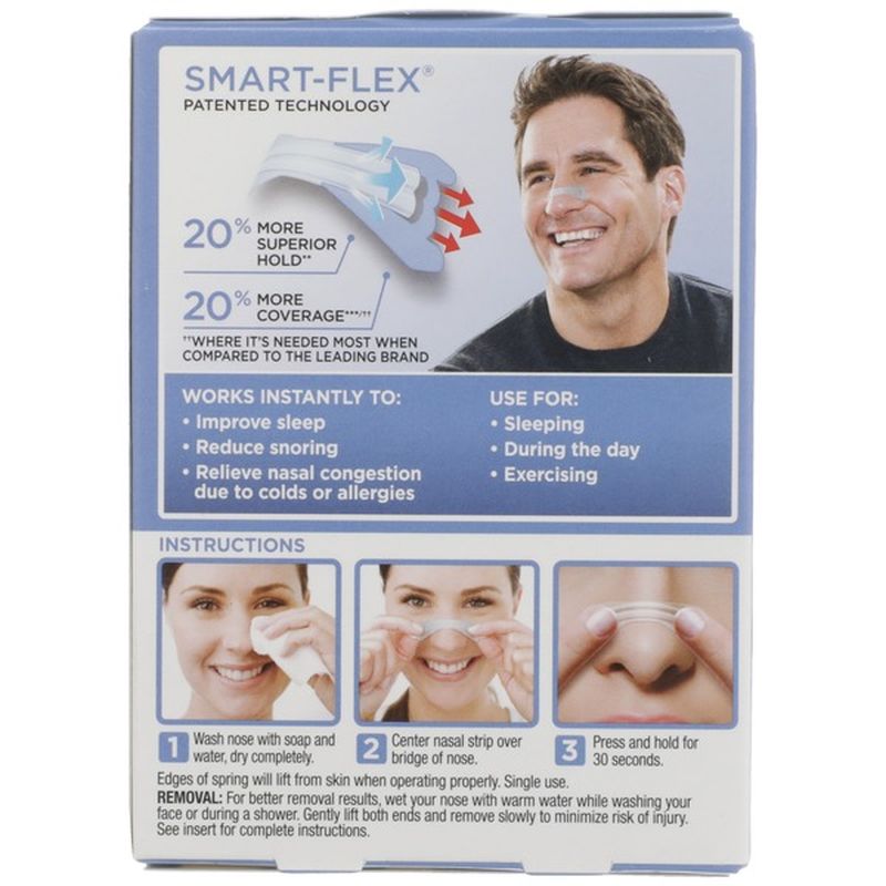 Top Care Medium Nasal Strips, Clear (30 ct) Instacart