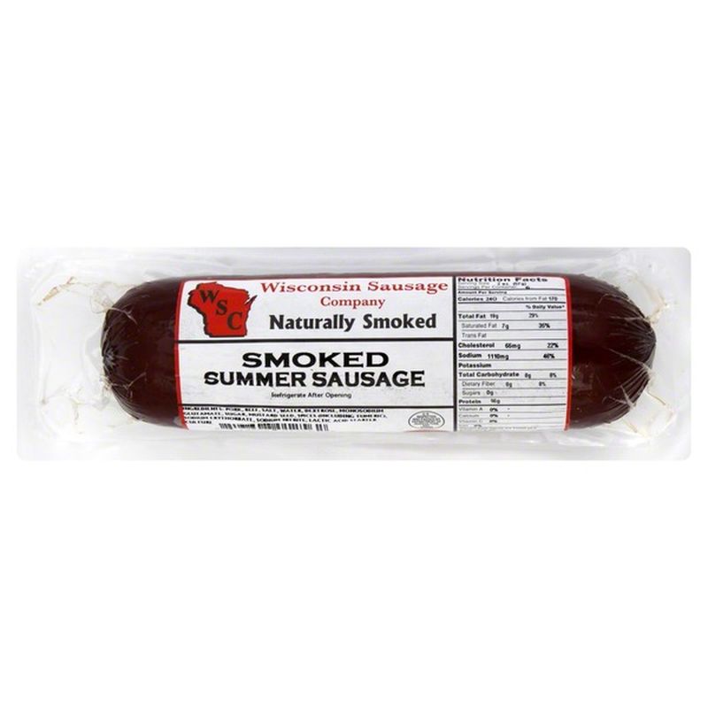 Wisconsin Sausage Summer Sausage, Smoked (12 oz) Instacart