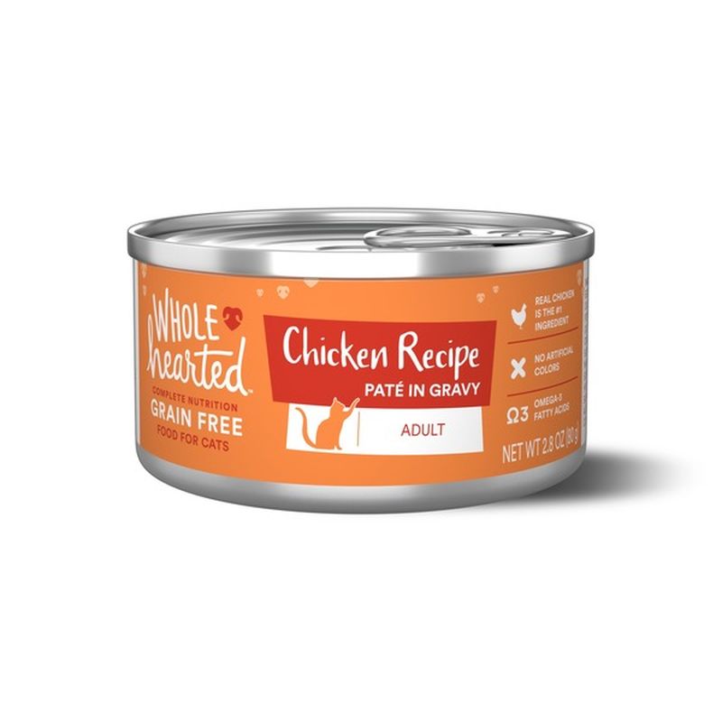 Whole Hearted Chicken Recipe Pate In Gravy Adult Complete Nutrition