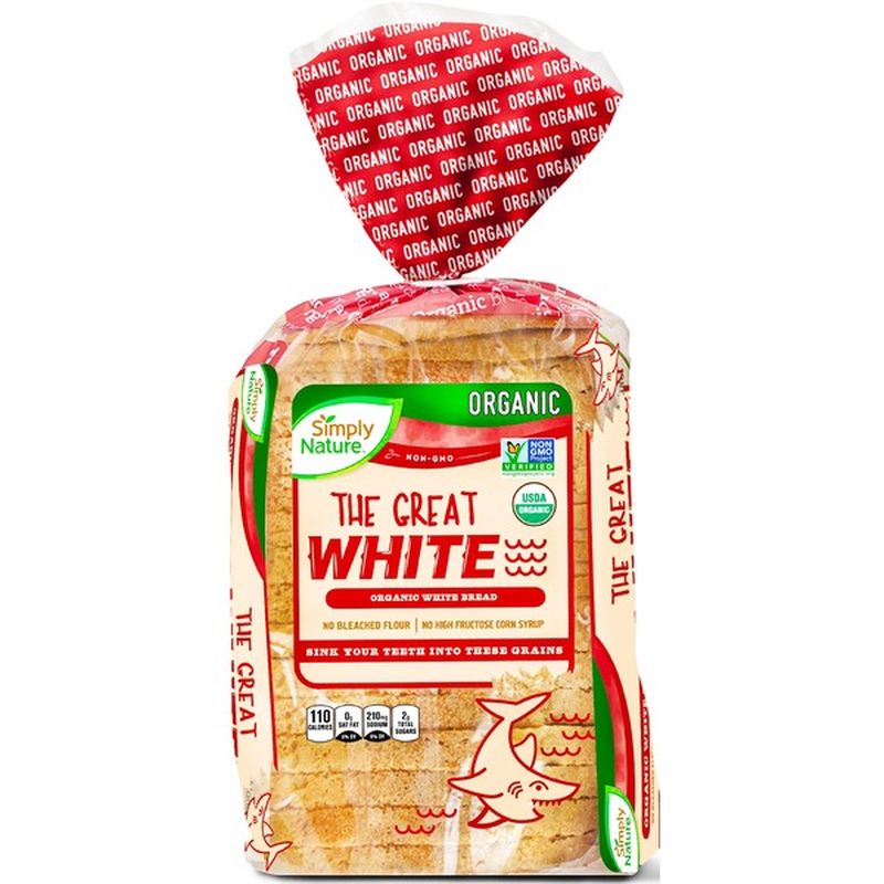 Simply Nature Organic White Bread (25 oz) Instacart