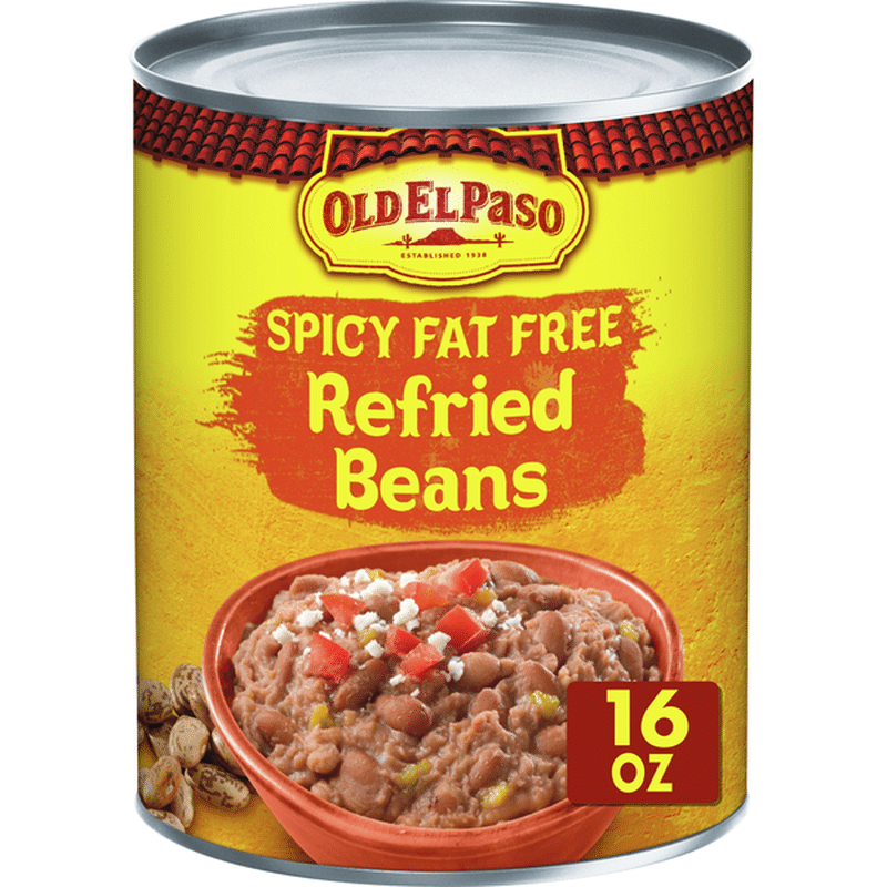 Old El Paso Spicy Fat Free Refried Beans (16 oz) Instacart