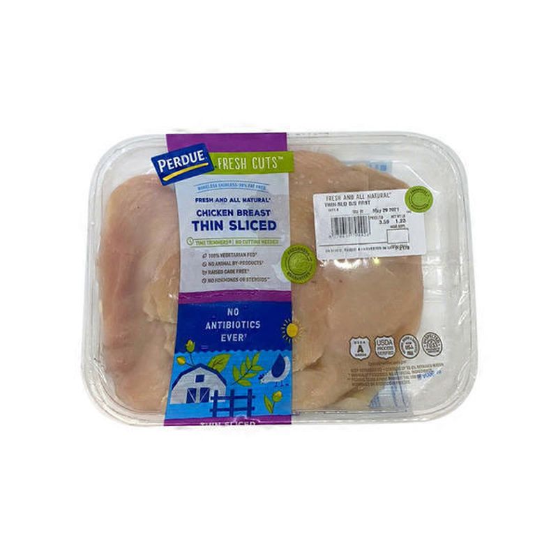 Perdue Boneless Thin Sliced Chicken Breasts (each