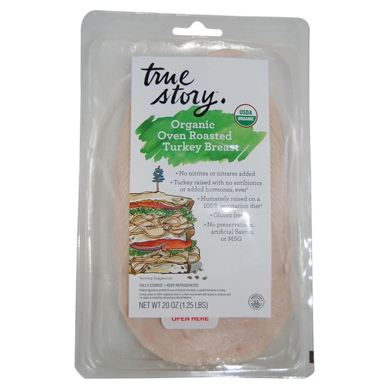 True Story Organic Oven Roasted Sliced Turkey Breast