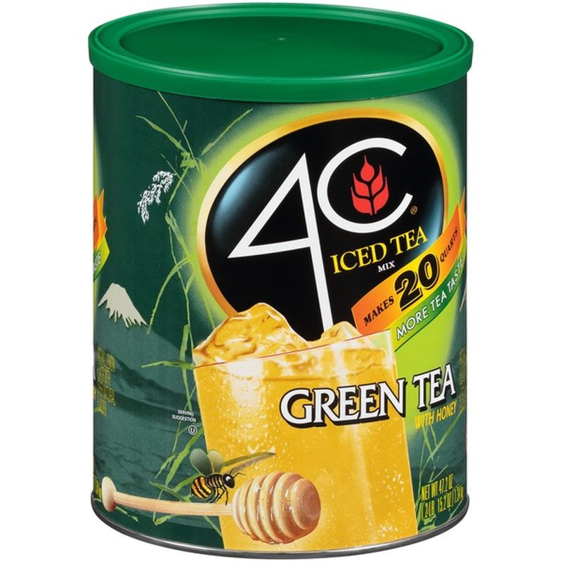 4C Green Tea with Honey Iced Tea Mix (47.2 oz) - Instacart