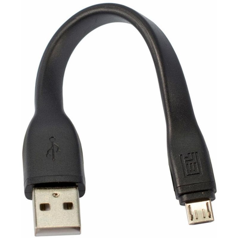 Cell Candy 6" Black Flexible Charge & Sync USB to Micro USB Cable