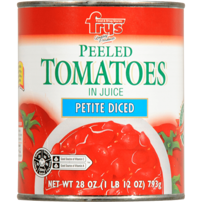 Frys Petite Diced Peeled Tomatoes