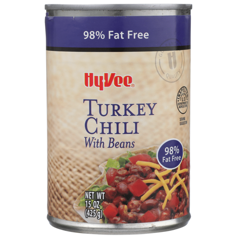 HyVee Turkey Chili With Beans (15 oz) Instacart