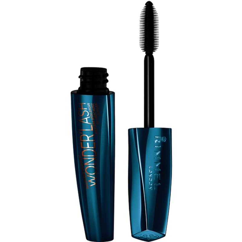 Rimmel London Mascara, Black, 001, Waterproof (0.37 oz) - Instacart