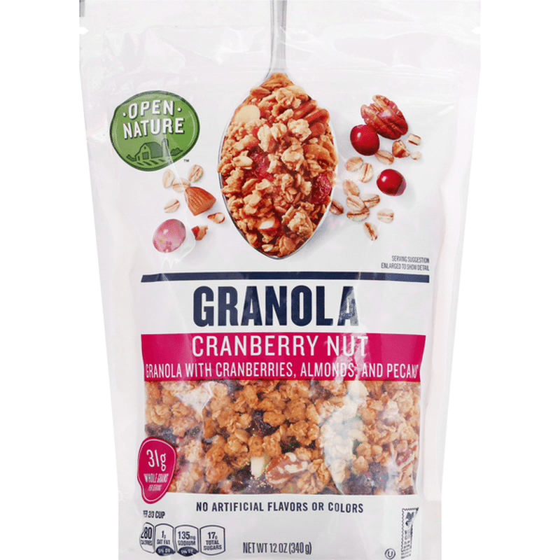 Open Nature Granola, Cranberry Nut (12 oz) - Instacart