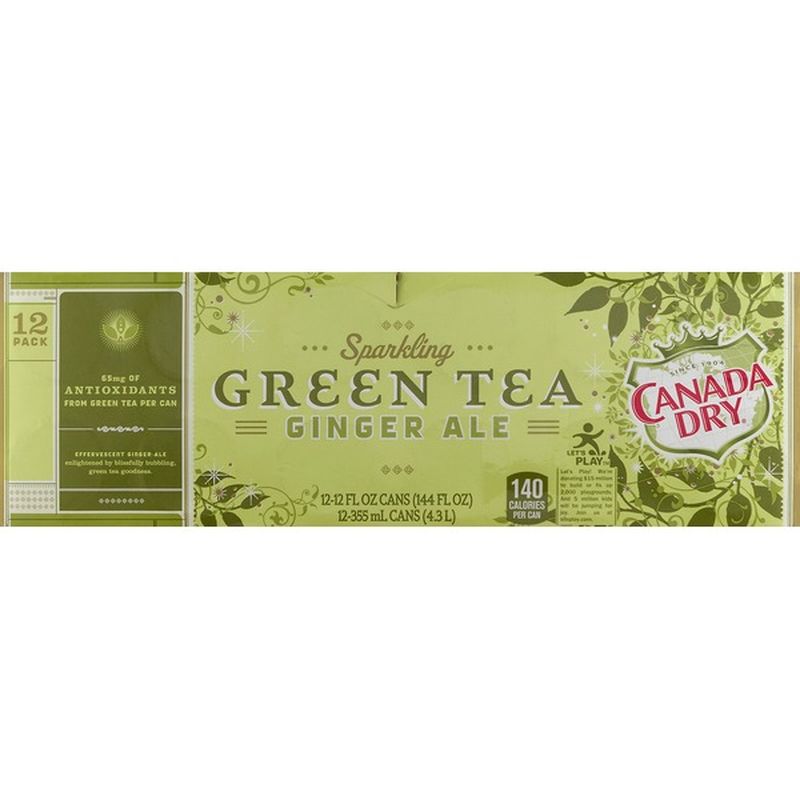 Canada Dry Green Tea Ginger Ale (12 fl oz) from Harris Teeter Instacart