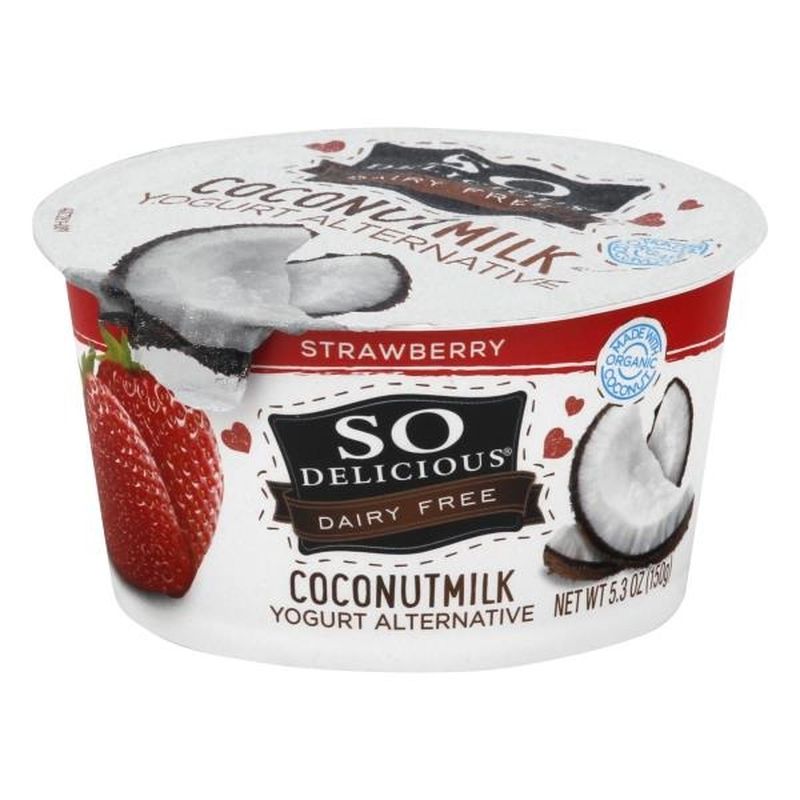 So Delicious Dairy Free Coconut Milk Strawberry (5.3 oz) from Publix ...