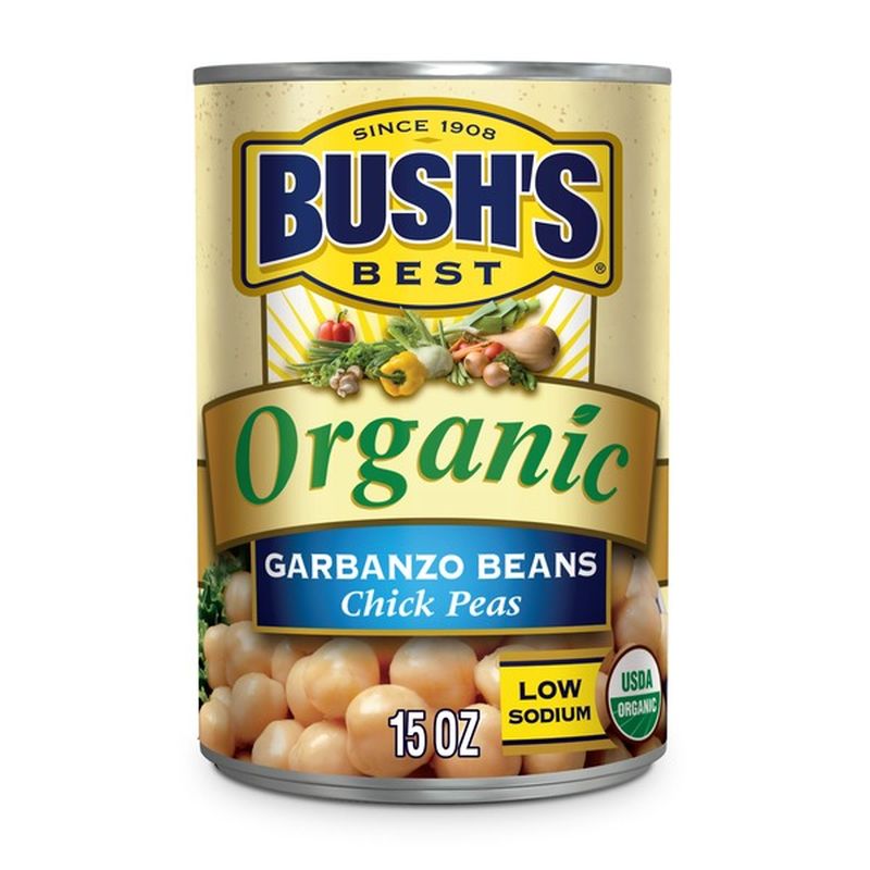 Bush's Best Organic Garbanzo Beans (15 oz) Instacart