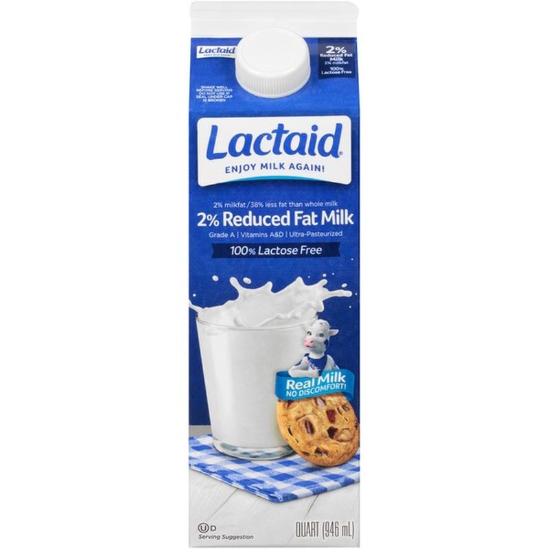 LACTAID 2% Reduced Fat Milk (California) (32 fl oz) - Instacart