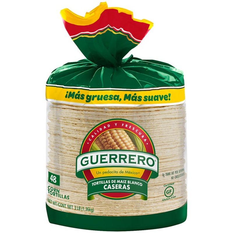 Guerrero Tortillas, Corn (48 each) - Instacart