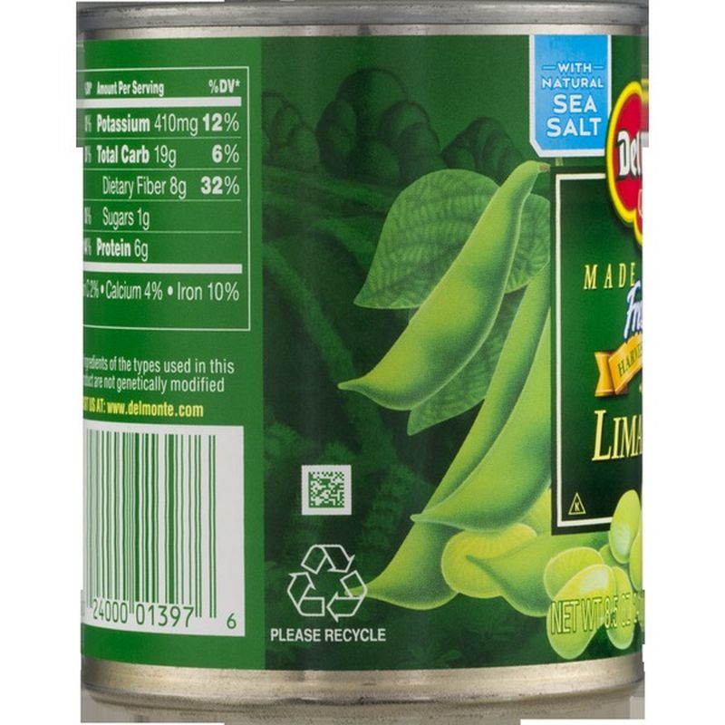 Del Monte Lima Beans, Green (8.5 oz) from HEB Instacart