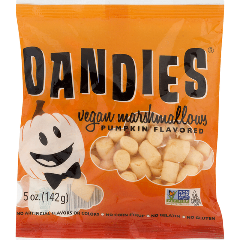 Dandies Marshmallows, Vegan, Pumpkin Flavored (5 oz) Instacart