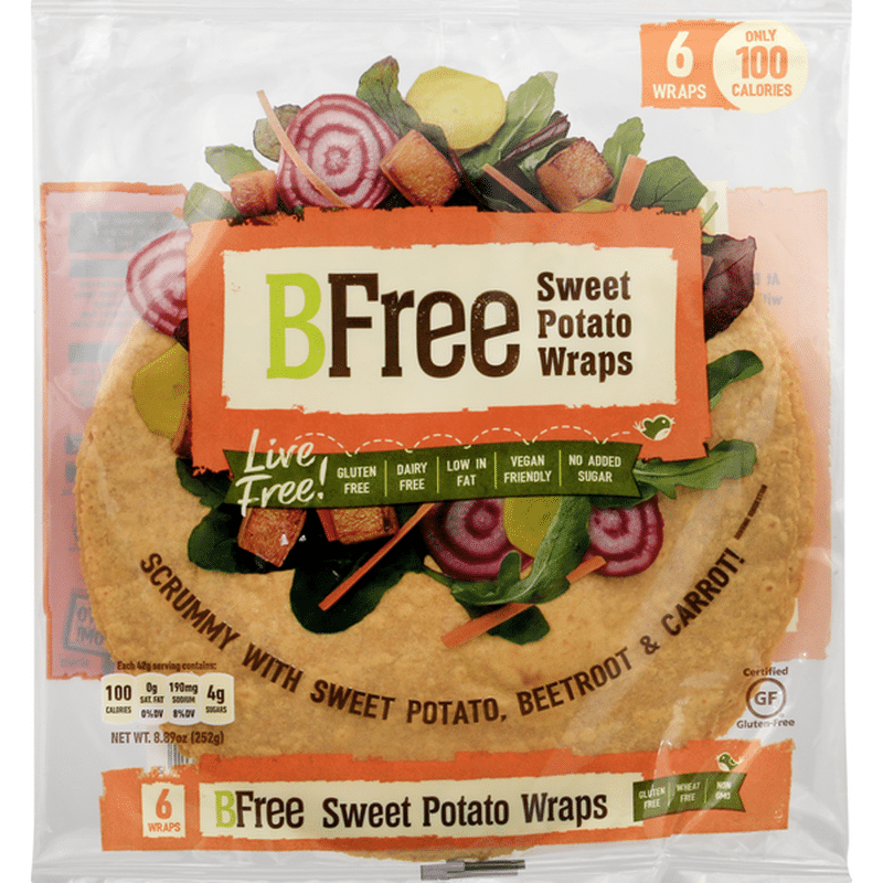 BFree Wraps, Sweet Potato (6 Each) - Instacart