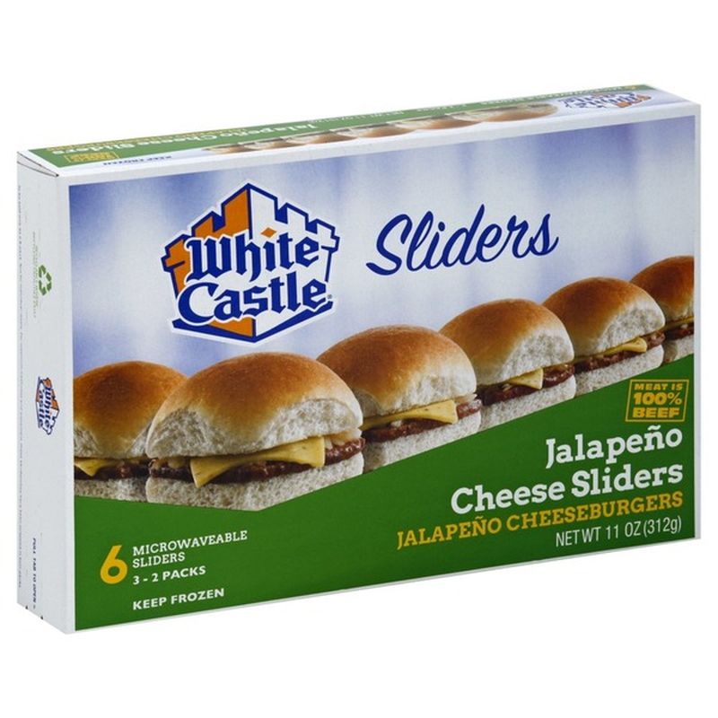 White Castle Cheese Sliders, Jalapeno (11 oz) - Instacart