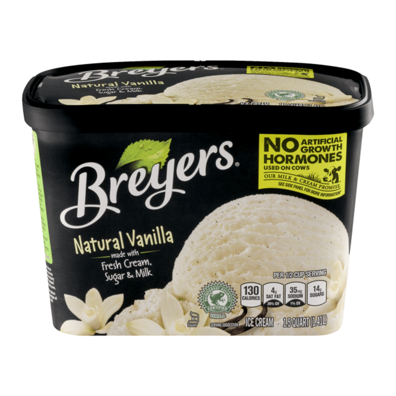 Breyers Ice Cream Natural Vanilla (48 oz) from Stop & Shop - Instacart