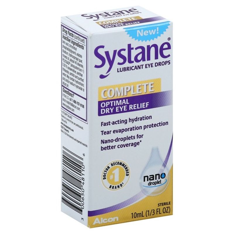 Systane Complete Optimal Dry Eye Relief Drops (0.333 oz) from Walmart ...