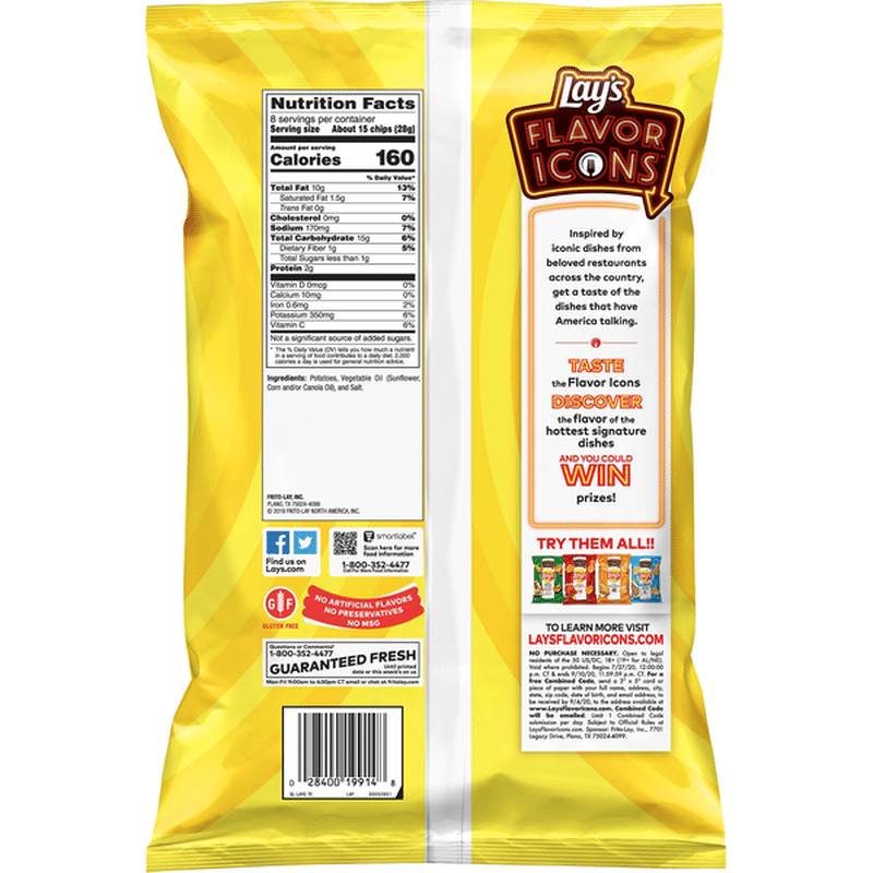 Lay'S Classic Potato Chips (8 oz) Instacart