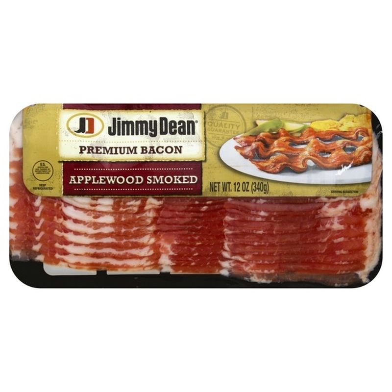 Jimmy Dean Premium Applewood Smoked Bacon 12 Oz 12 Oz Instacart