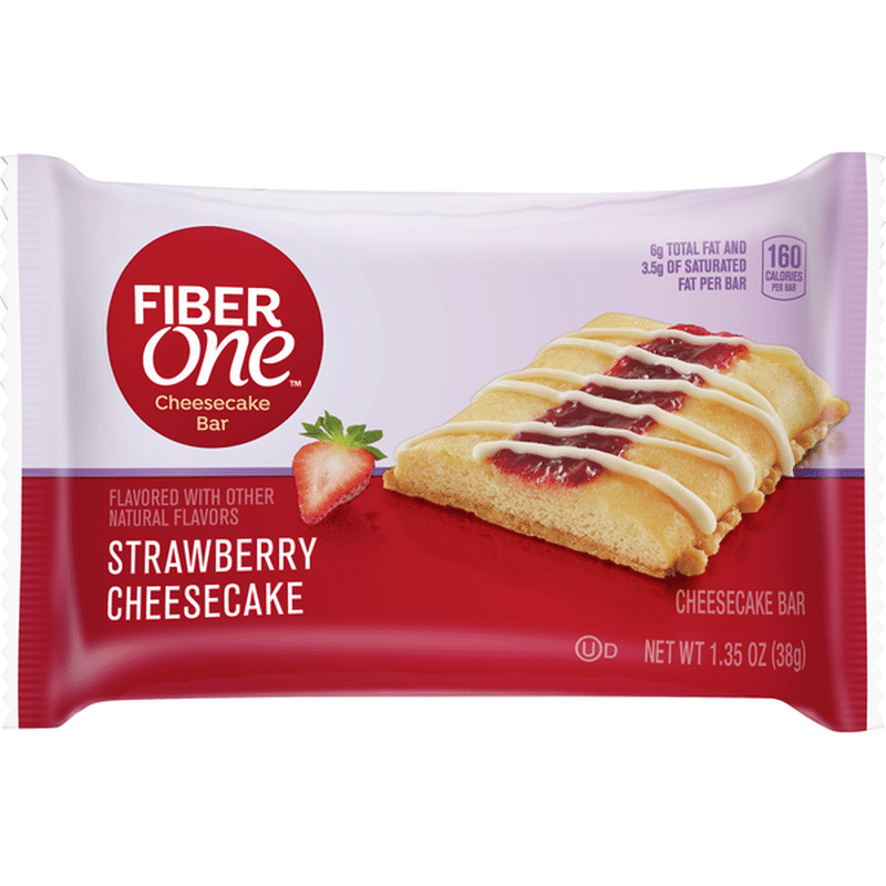 Fiber One Cheesecake Bar, Strawberry Cheesecake (1.35 oz) Instacart