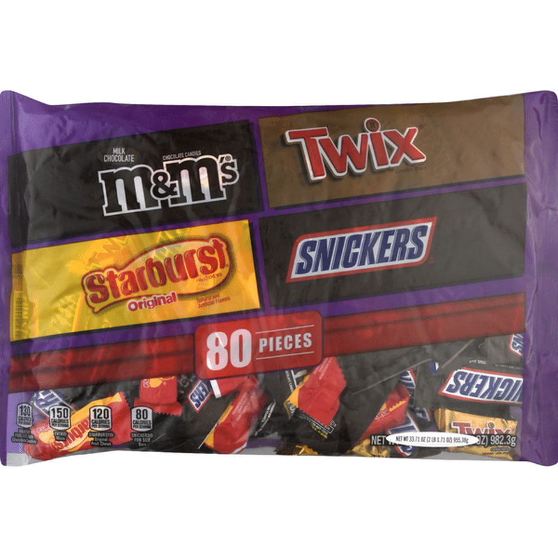 Mars Wrigley Candy, Assorted (80 each) - Instacart