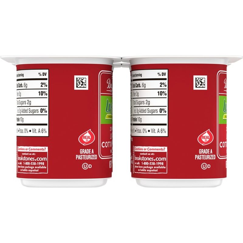 Breakstone'S Live Active Small Curd 2% Milkfat Lowfat Cottage Cheese