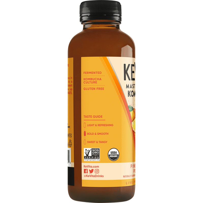 Kevita Pineapple Peach Kombucha (15.2 oz) from Rainbow Grocery Instacart