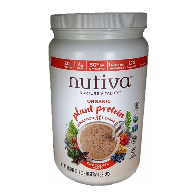 Nutiva Chocolate Organic Plant Based Protein