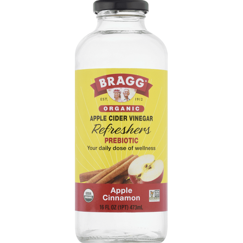 Bragg Apple Cider Vinegar, Organic, Apple Cinnamon (16 oz) from