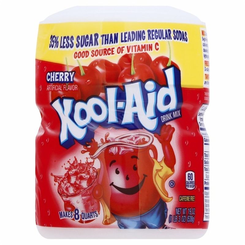 KoolAid Sugar Sweetened Cherry Powdered Drink Mix (19 oz) from Ralphs