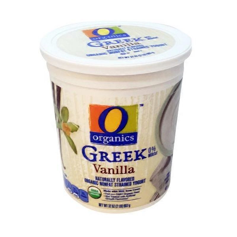 O Organics Vanilla Organic Nonfat Yogurt (32 oz) Delivery or Pickup ...