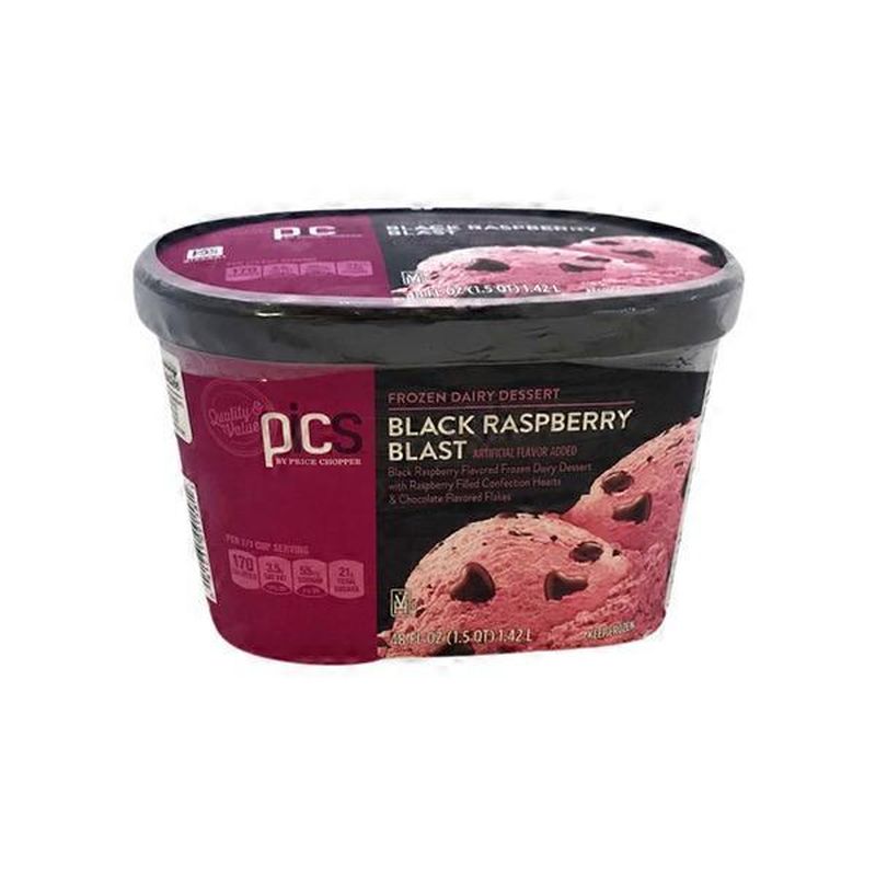PICS Black Raspberry Blast Ice Cream (48 fl oz) Instacart