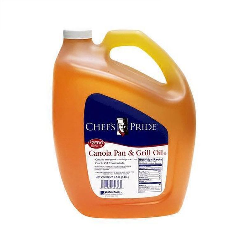 Chef's Pride Case Of Canola Pan & Grill Oil (1 gal) Instacart