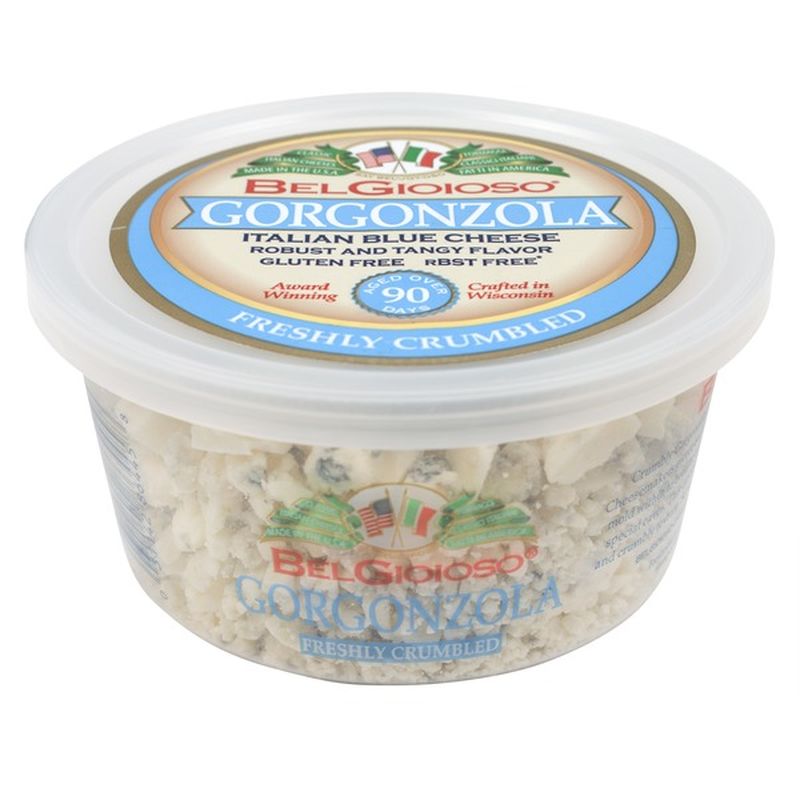 BelGioioso Gorgonzola Cheese, Cow & Sheep Crumbled Cup (5 oz) Delivery ...