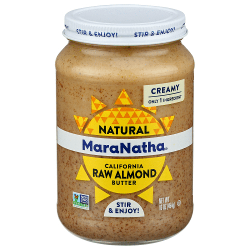 Maranatha Creamy Natural California Raw Almond Butter (16 oz) Instacart