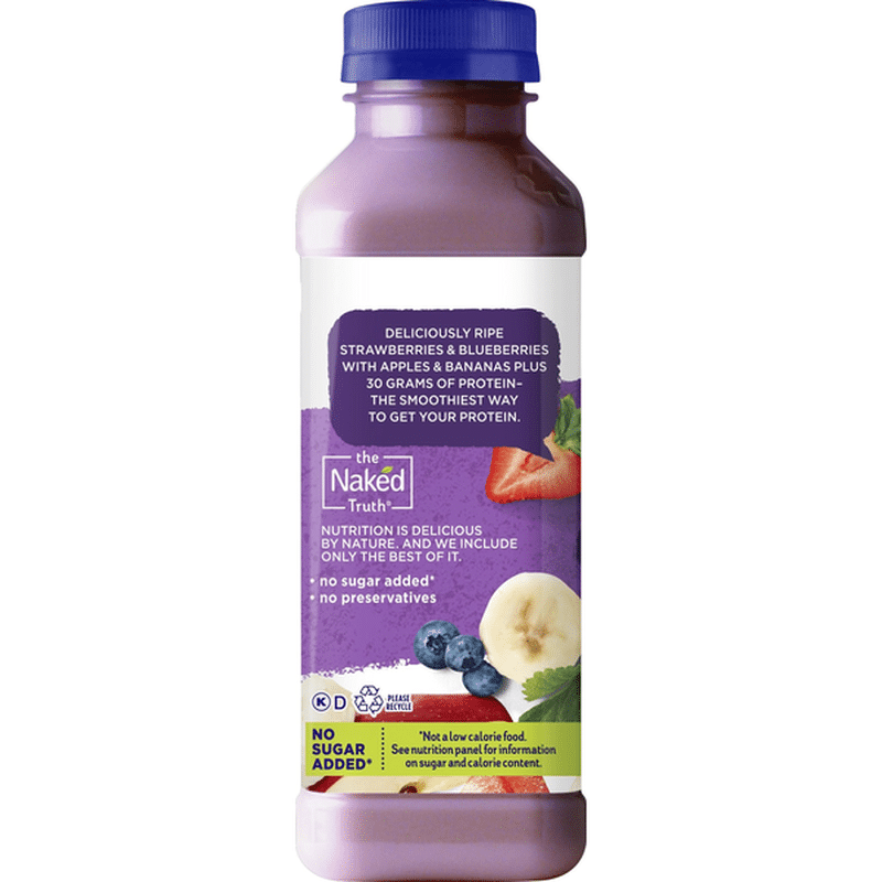 Naked Double Berry Protein Juice Smoothie (15.2 fl oz 