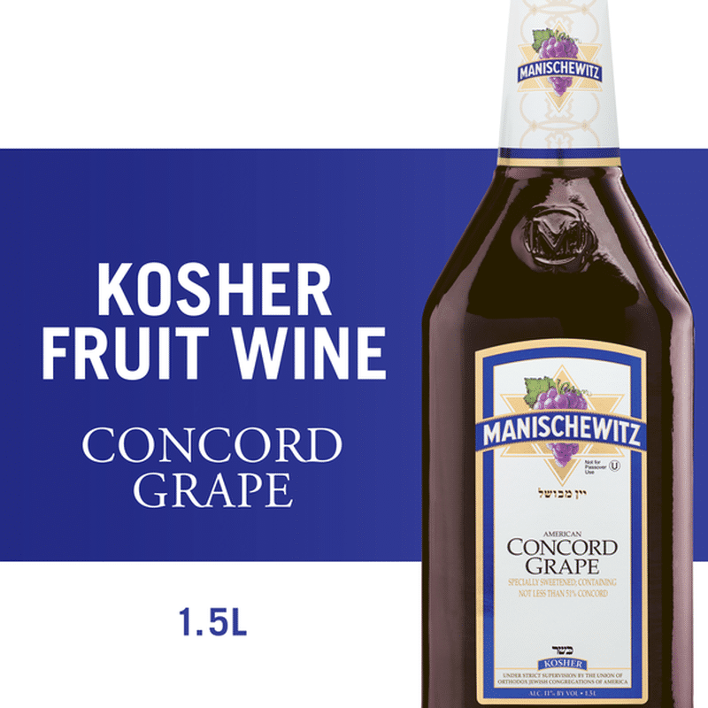 Manischewitz Concord Kosher Red Wine (1.5 L) Instacart