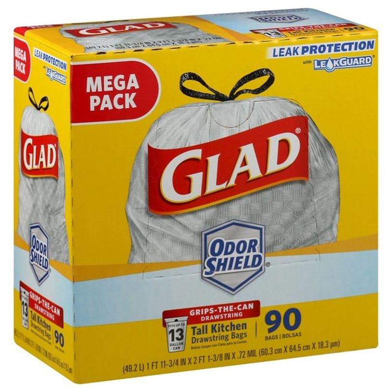 Glad Tall Kitchen Drawstring Trash Bags (90 ct) Instacart